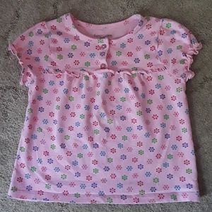 Faded Glory girls flower top